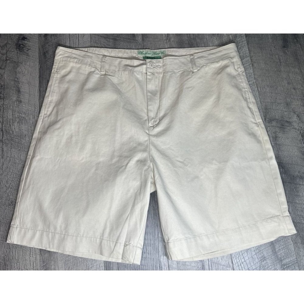 NEW Southern Point Shorts Mens 42 Beige Chino Ashton‎ Cotton Preppy High Rise